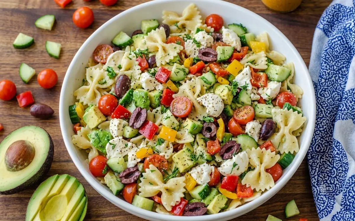 Tomato Cucumber Mozzarella Salad